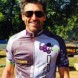 Patrick Dempsey, � v�lo, dans le sud de la France le 25 ao�t