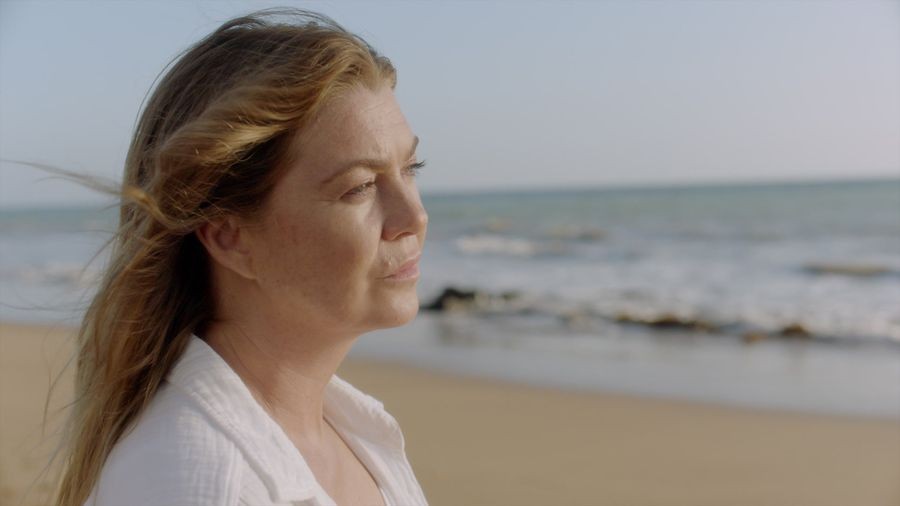Meredith Grey (Ellen Pompeo) sur la plage