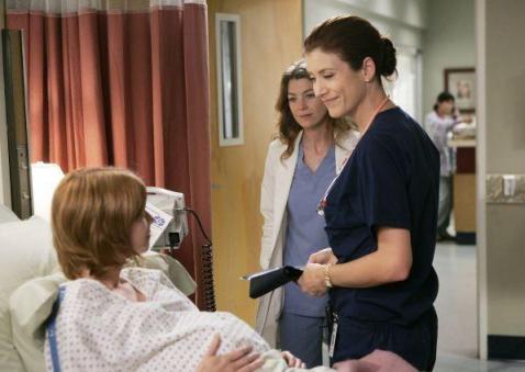 Meredith, Addison et une patiente