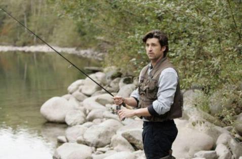 Derek qui pêche