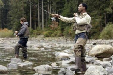 Preston et Derek qui pêchent