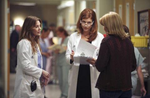 Meredith, Addison et une patiente