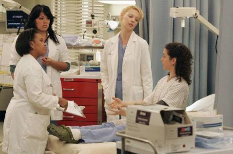 Izzie, Callie, Bailey et une patiente