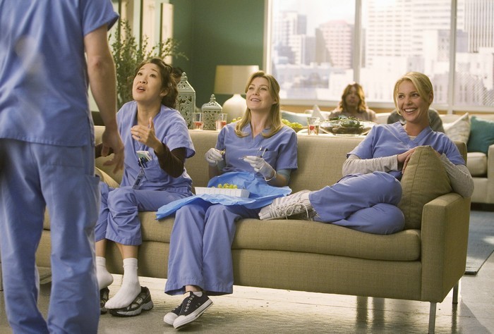 George, Cristina, Meredith et Izzie