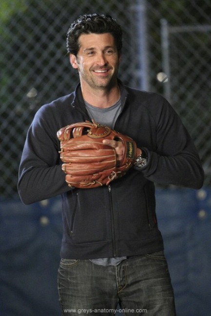 Derek qui joue au baseball