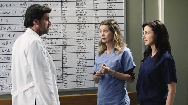 Derek, Meredith et Amelia