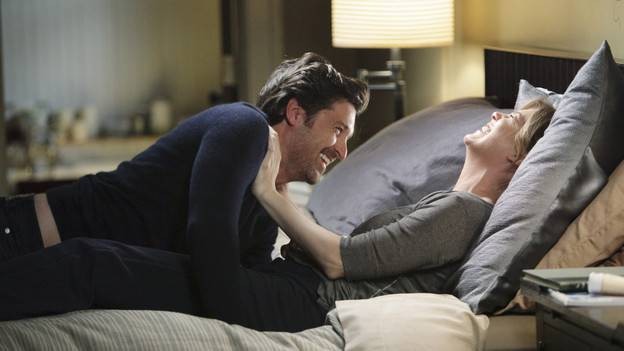 Meredith et Derek sur leur lit