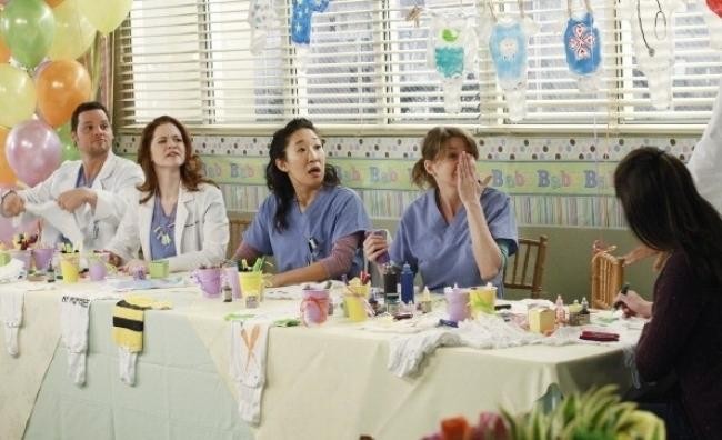 Alex, April, Cristina et Meredith 