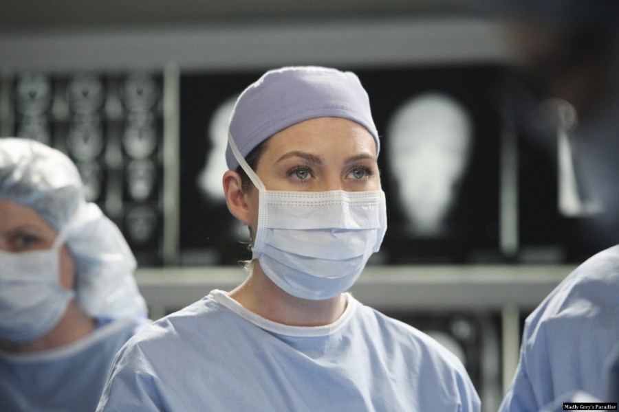 Meredith Grey (Ellen Pompeo) au bloc