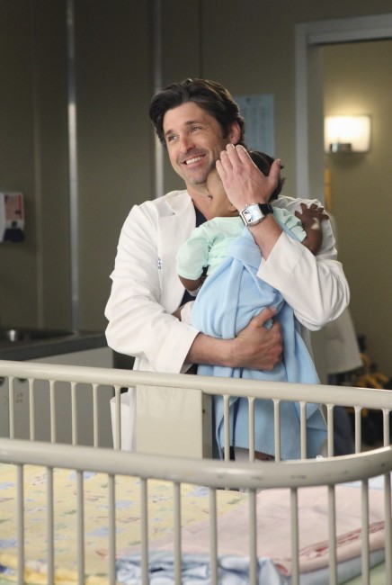Derek Shepherd avec bébé Zola
