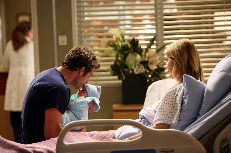 Meredith, Derek et leur fils Bailey