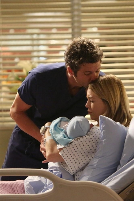 Meredith, Derek et leur fils Bailey