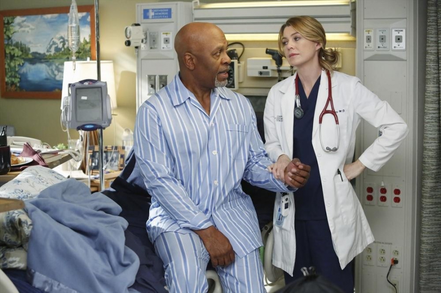 Meredith Grey (Ellen Pompeo) avec Richard Webber (James Pickens Jr)