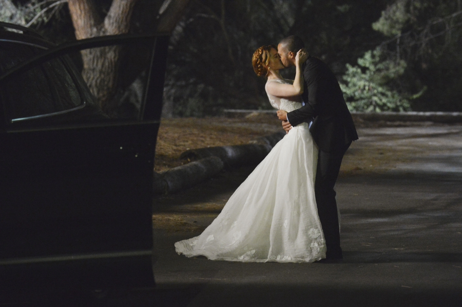 April Kepner (Sarah Drew) et Jackson Avery (Jesse Williams) qui s'embrassent