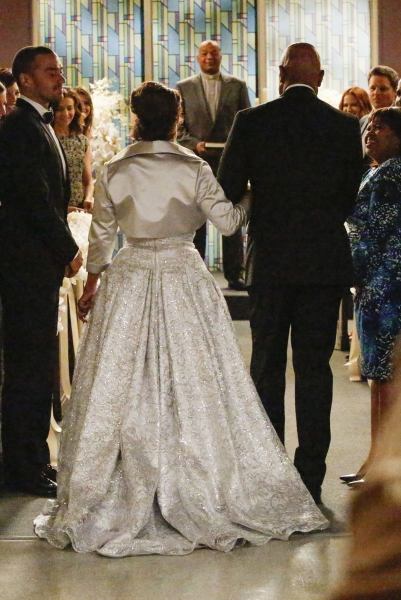 Richard Webber (James Pickens Jr) et Catherine Avery (Debbie Allen) qui se marient