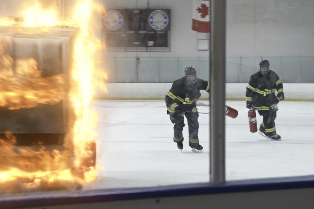Intervention dans une patinoire pour les pompiers de la Station 19