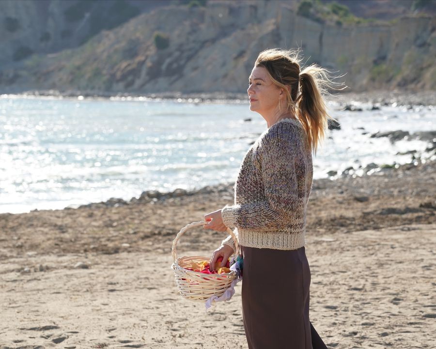 Meredith Grey (Ellen Pompeo) sur la plage
