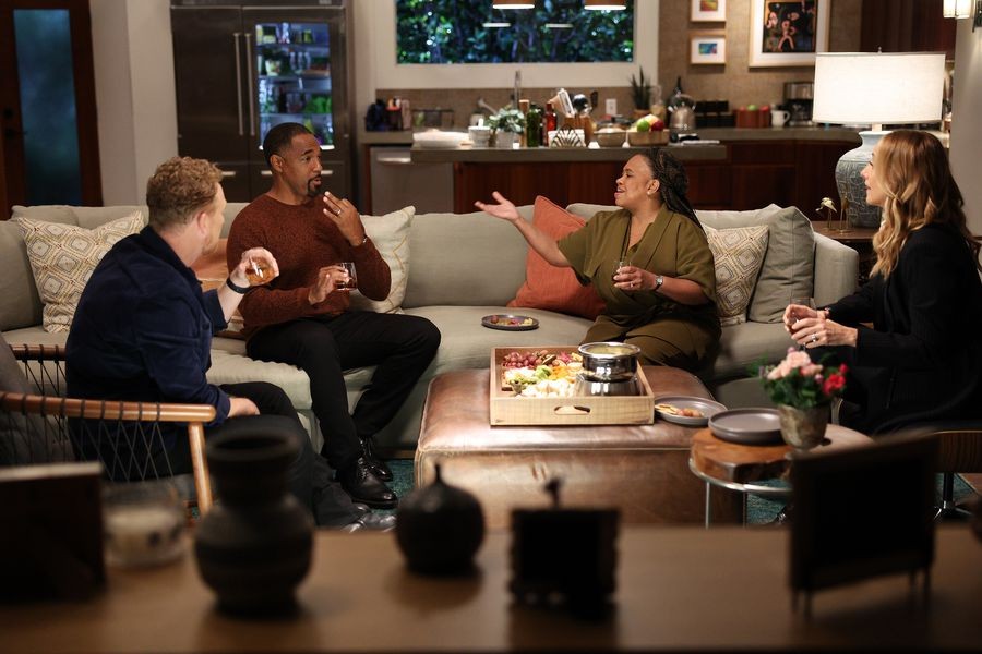 Miranda Bailey (Chandra Wilson), Ben Warren (Jason George), Owen Hunt (Kevin McKidd) et Teddy Altman (Kim Raver)