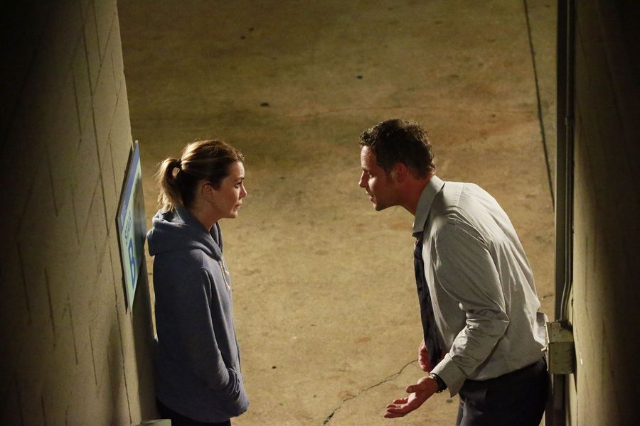 Meredith Grey (Ellen Pompeo) et Alex Karev (Justin Chambers)