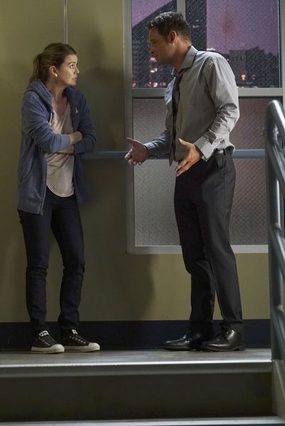 Meredith Grey (Ellen Pompeo) et Alex Karev (Justin Chambers)