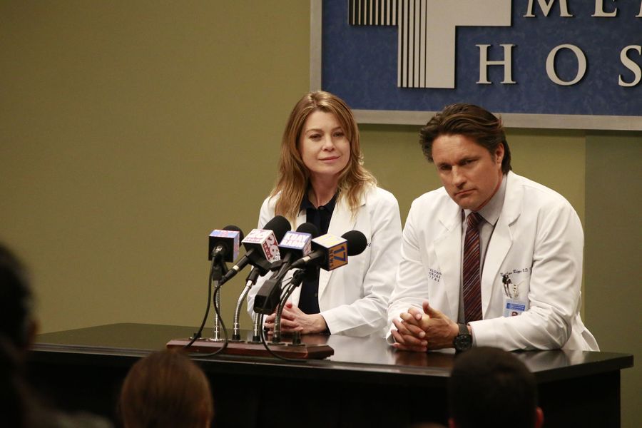 Meredith Grey (Ellen Pompeo) et Nathan Riggs (Martin Henderson)