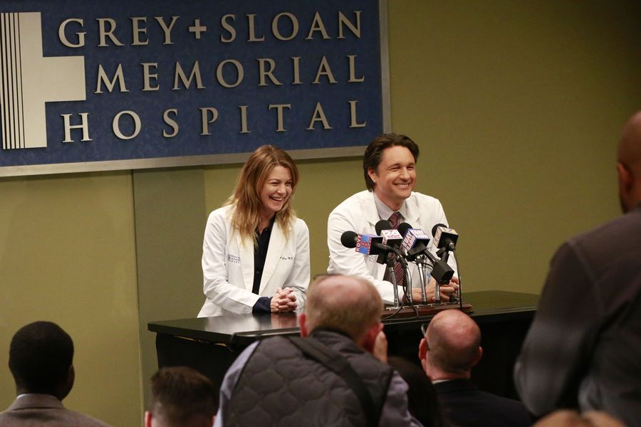 Meredith Grey (Ellen Pompeo) et Nathan Riggs (Martin Henderson)